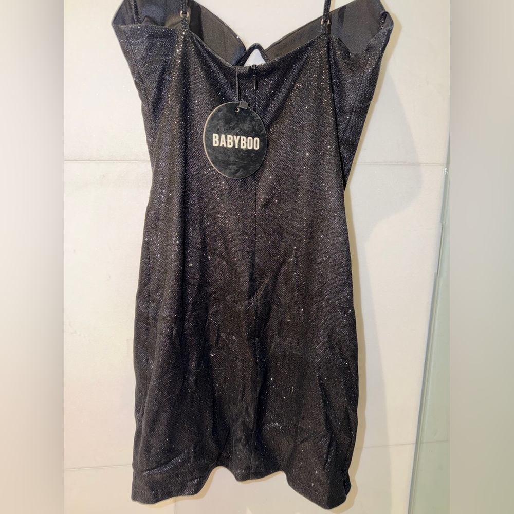 Mya mini dress black glitter- Babyboo - Picture 3 of 4